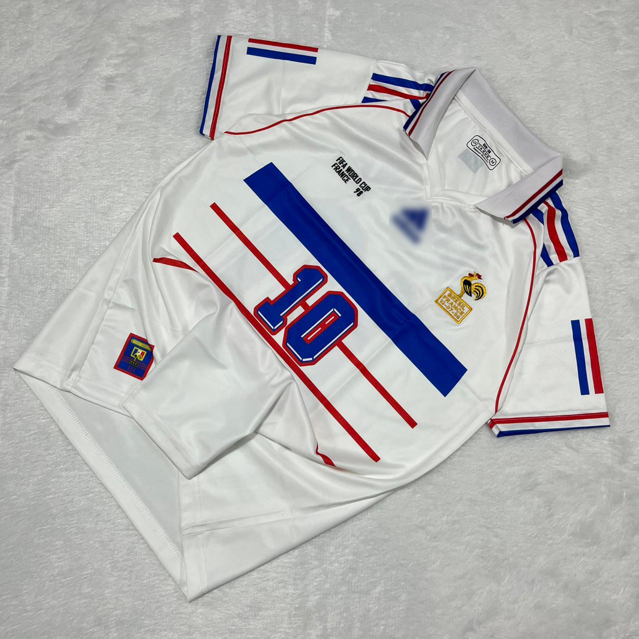 France 1998 Zinedine Zidane World Cup Away Jersey