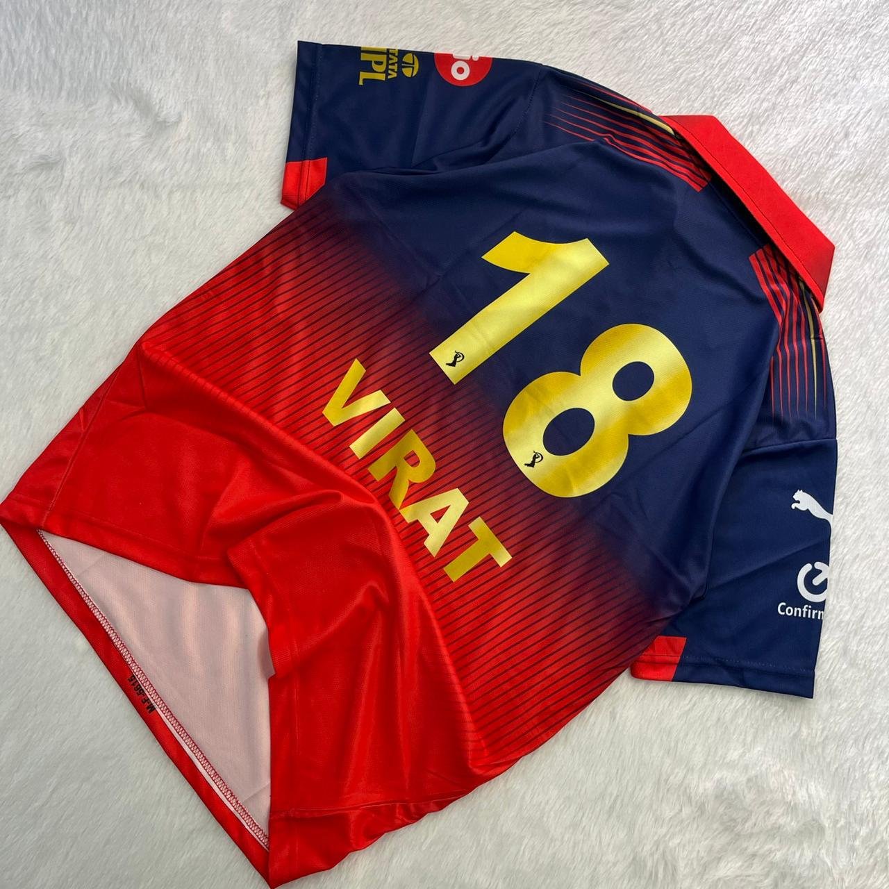 Royal Challengers Bengaluru 2026 Virat Kohli Cricket Polo Zipper Jersey
