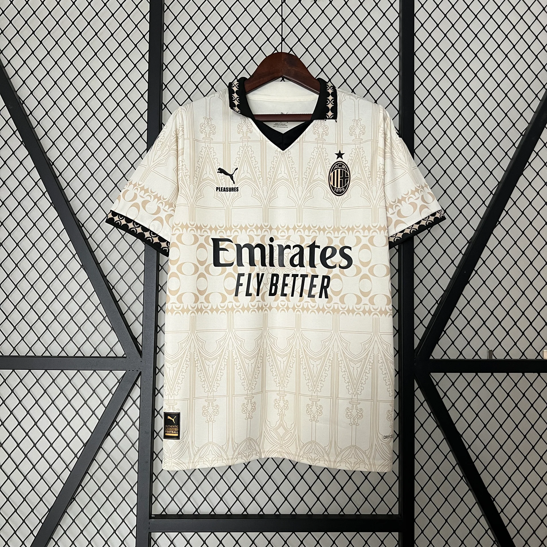 AC Milan x Pleasures fourth Kit 2023-2024