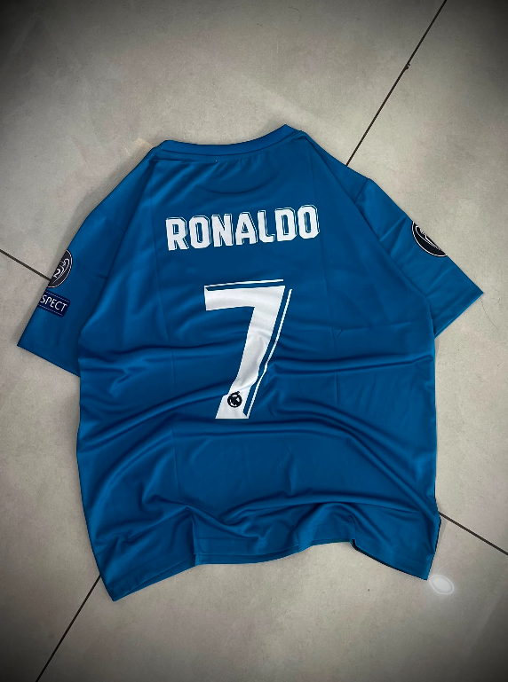 Real Madrid 2017-18 Third Retro Jersey Ronaldo 7