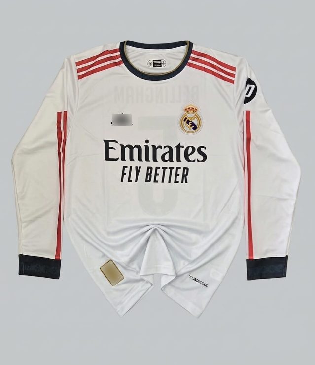 Real Madrid 2026/27 Home Bellingham 5 Full Sleeve