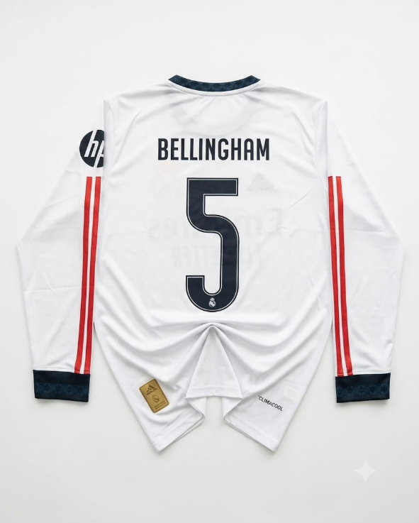 Real Madrid 2026/27 Home Bellingham 5 Full Sleeve